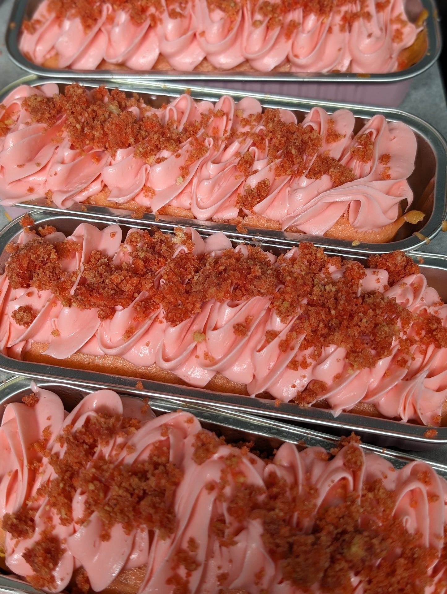 Strawberry Crunch Cake